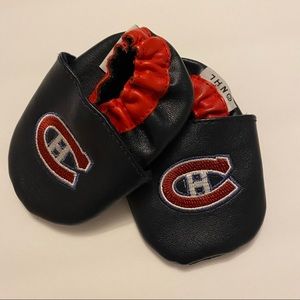Montreal Canadians/Slip-On Baby Soft Shoe Size 0-6 Months